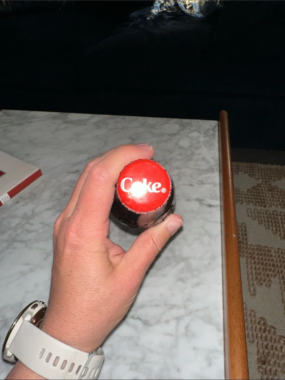 Coca Cola Glass Bottle Holiday 2012 Red Label and Red Cap - Picture 5 of 5